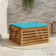 Cuscino per Sedia in Unico Pezzo SOEST 100% Poliestere Turchese 944987