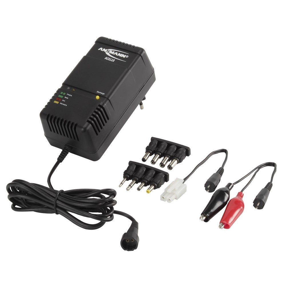 CARICABATTERIA ACS110 ANSMANN per pacchi batterie da 1,2 a 12V