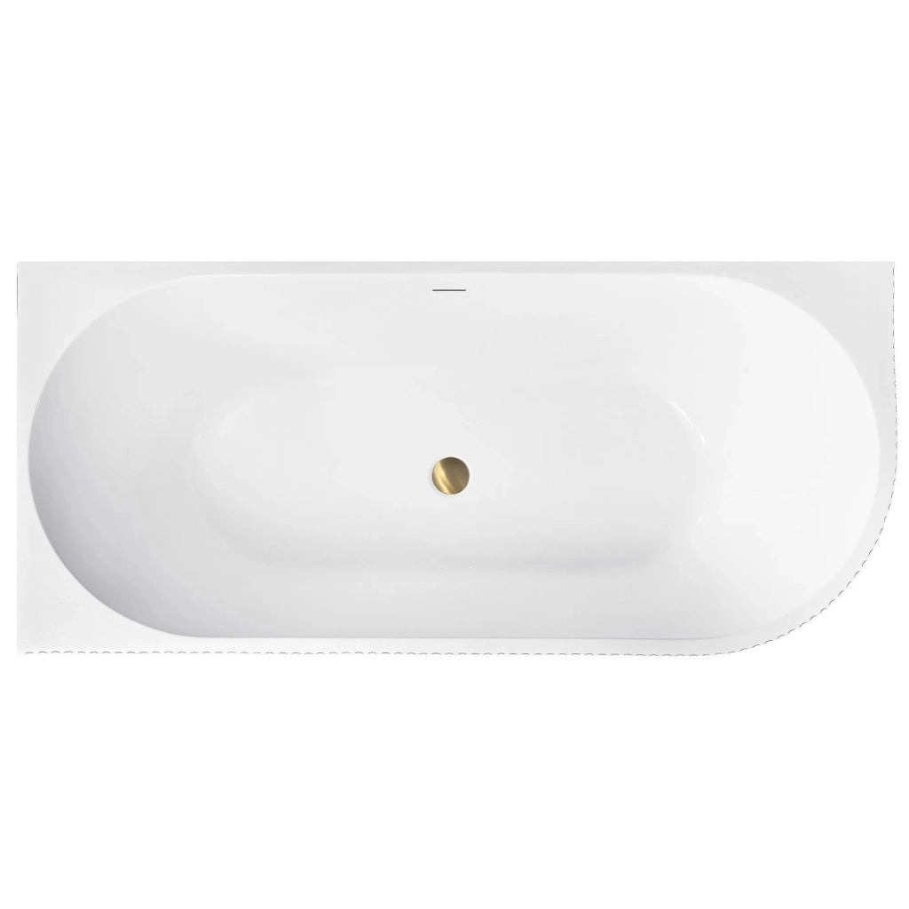 Vasca Bagno Wenus Sinistra 170cm Copritappo nero