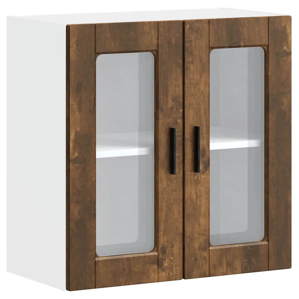 Pensile da cucina dal design moderno e ottimizzato 60 x 31 x 60 cm in legno di rovere affumicato 02_0050427