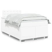 Giroletto a Molle con Materasso Bianco 120x200 cm in Similpelle 3288417