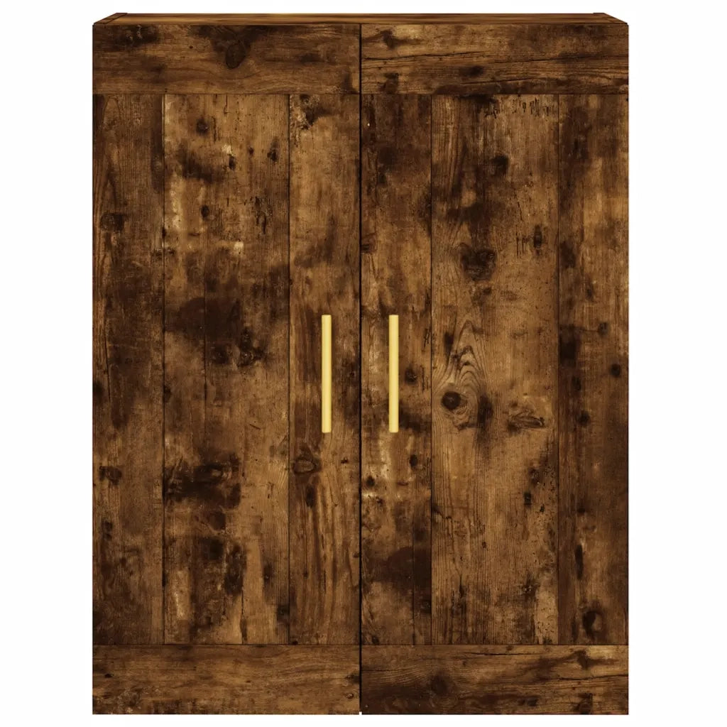 Mobile a Parete Rovere Fumo 69,5x34x90 cm in Legno Multistrato 830369