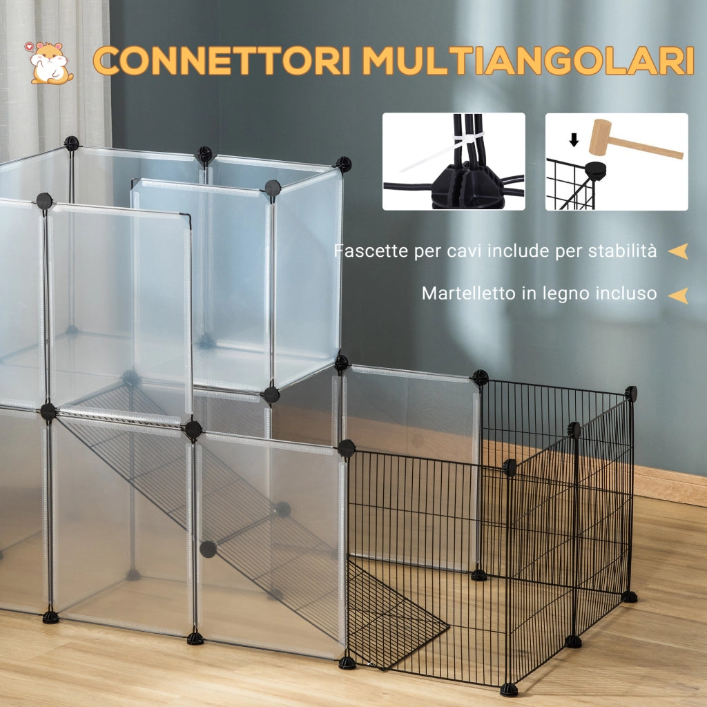 Recinto per Conigli ¨C Minimal ¨C Acciaio e Resina