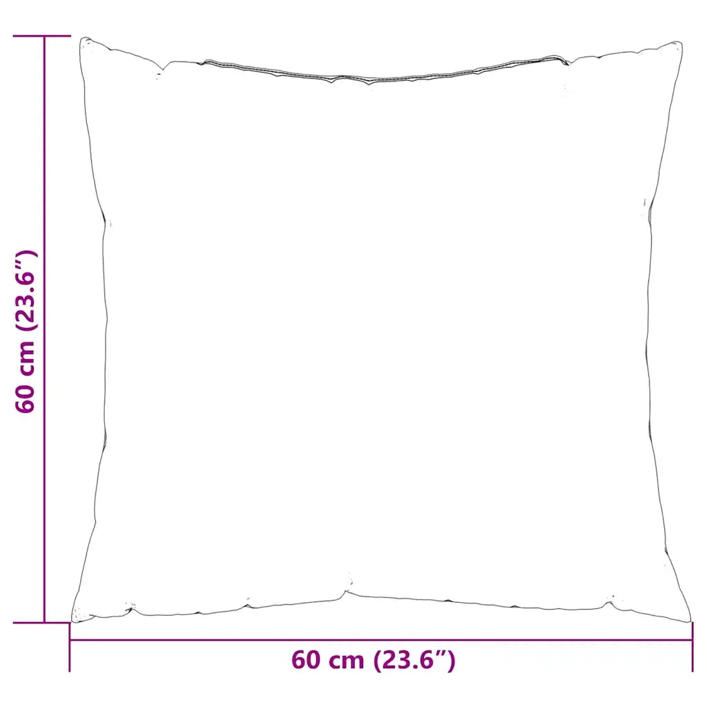 Cuscini per divano 4 pz Verde brillante 60x60 cm in Tessuto 377795