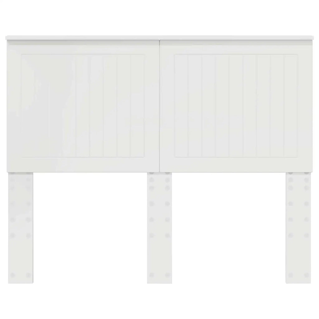Testiera | Testata con Testiera | Testata Bianco Lucido 120 cm Legno multistrato