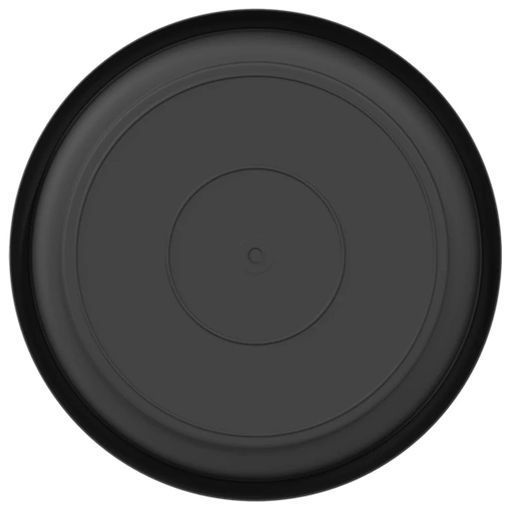 Vassoio Rotondo per Fiori 24 pcs Nero Ø 17,5 x 2 cm Plastica 42020322