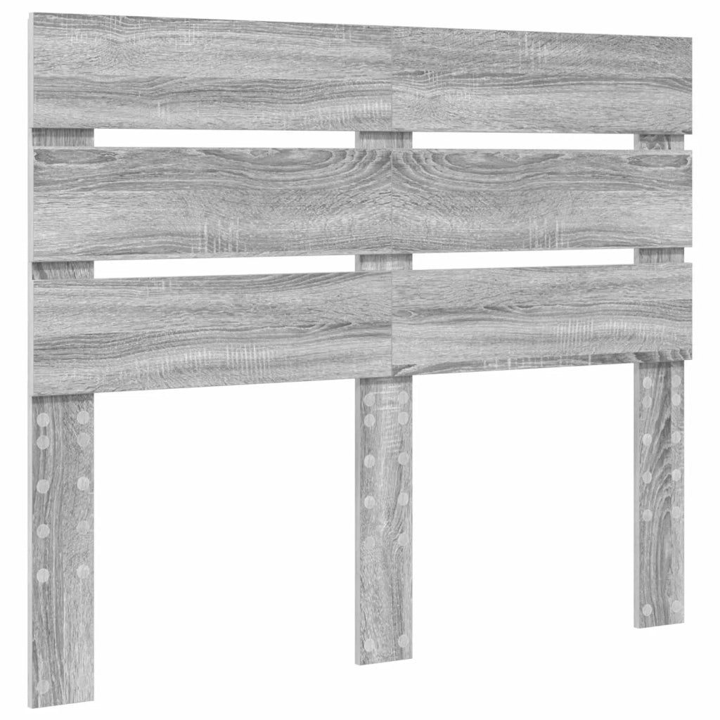 Struttura del letto con cassetto-Giroletto con contenitore-Rete del Letto Grigio Sonoma 135 x 190 cm