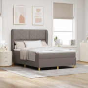 Letto con molle e materasso Grigio Scuro 90x190 cm Tessuto 3340820