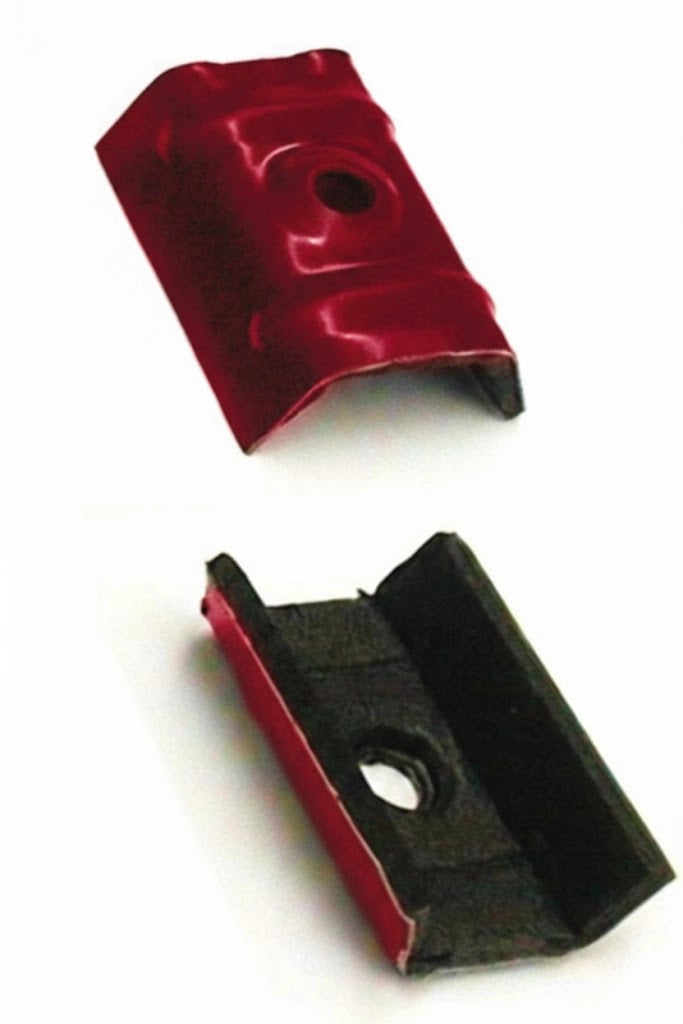 CAPPELLOTTO PER LAMIERA COIBENTATA (cf. 100 pz.) mm. 46x20x12 Col.Rosso Siena