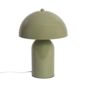 Lampada in metallo, 25cm, verde kaki