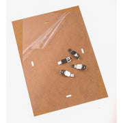 Trade Shop - Porta Foto 20x25 Con Clip Fix Intercambiabile A Giorno Plexiglass Senza Cornice -