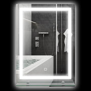 Specchio LED da bagno con mensola integrata ¨C Xylo ¨C 3 colori luce regolabile touch