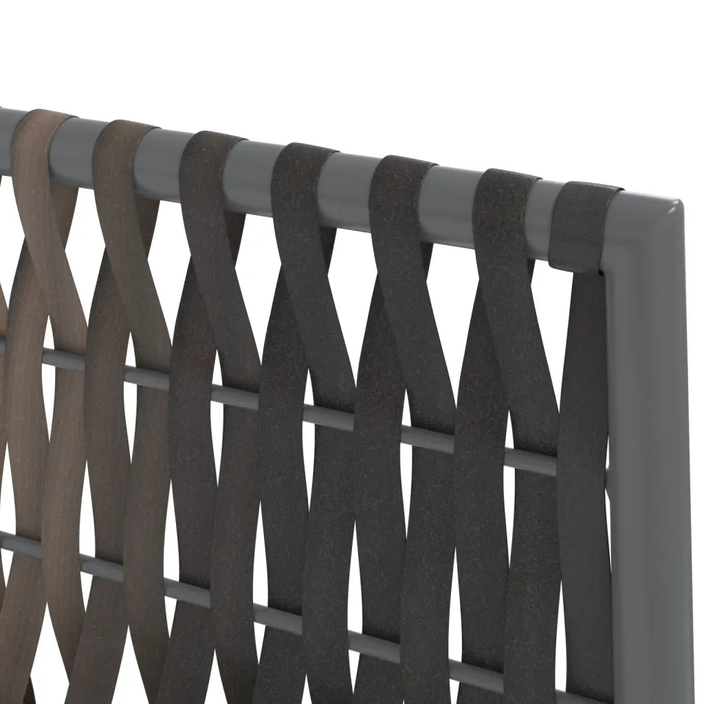 Set Pranzo da Giardino 5pz con Cuscini in Polyrattan e Acciaio 3187057