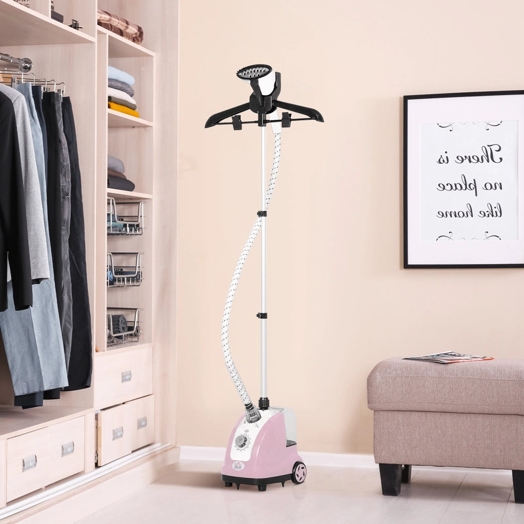 Ferro da stiro a vapore verticale ¨C zephmum ¨C 1800W 1.4L rosa