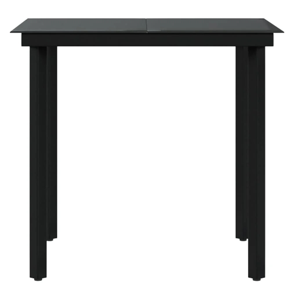 Set da pranzo da esterno nero da 5 pezzi con cuscini 02_0014150