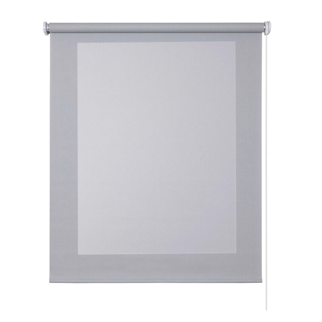 Tenda a Rullo Screen resistente e isolamento termico Grigio 90x250 cm