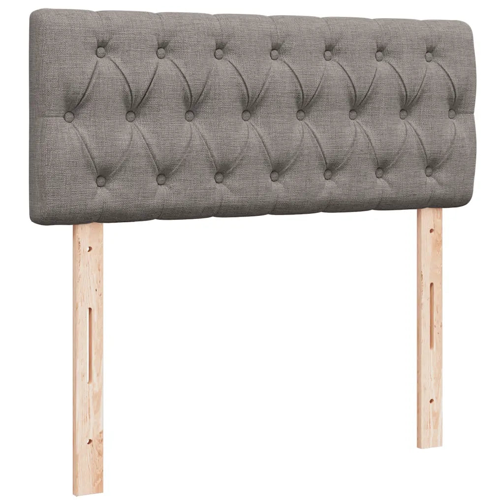 Giroletto a Molle con Materasso Tortora 120x190 cm in Tessuto 3286630