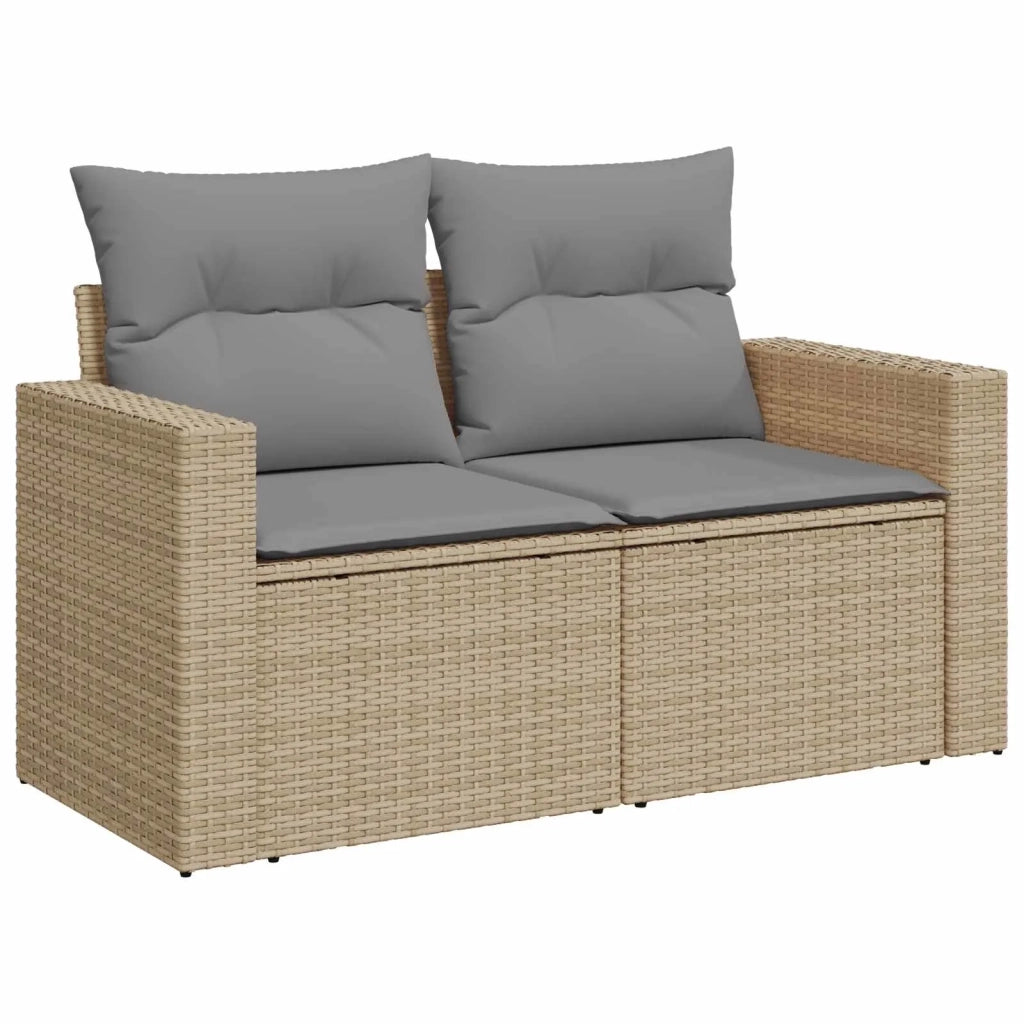 Set di divani 6 pz Beige e Grigio Chiaro 3447413
