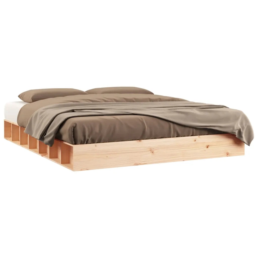 Letto matrimoniale | Letto per adulti | Giroletto 180x200 cm Super King in Legno Massello