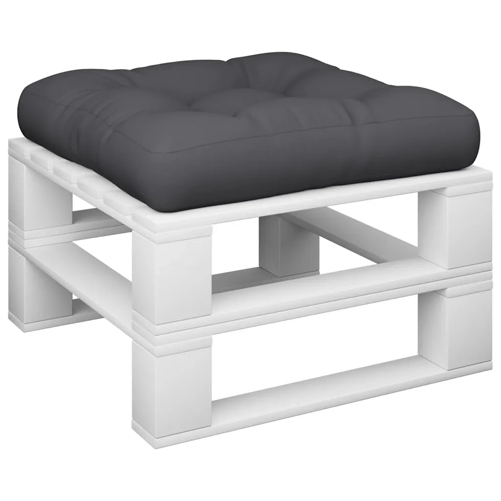 Cuscino per pallet | Cuscini per sedie Nero 60x61,5x10 cm in Tessuto