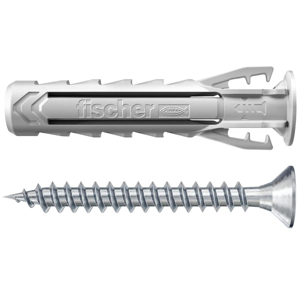 Tassello Nylon Sx Plus S Fischer Vite TSP Cava Pz Sx 6X30 S 100 Pezzi