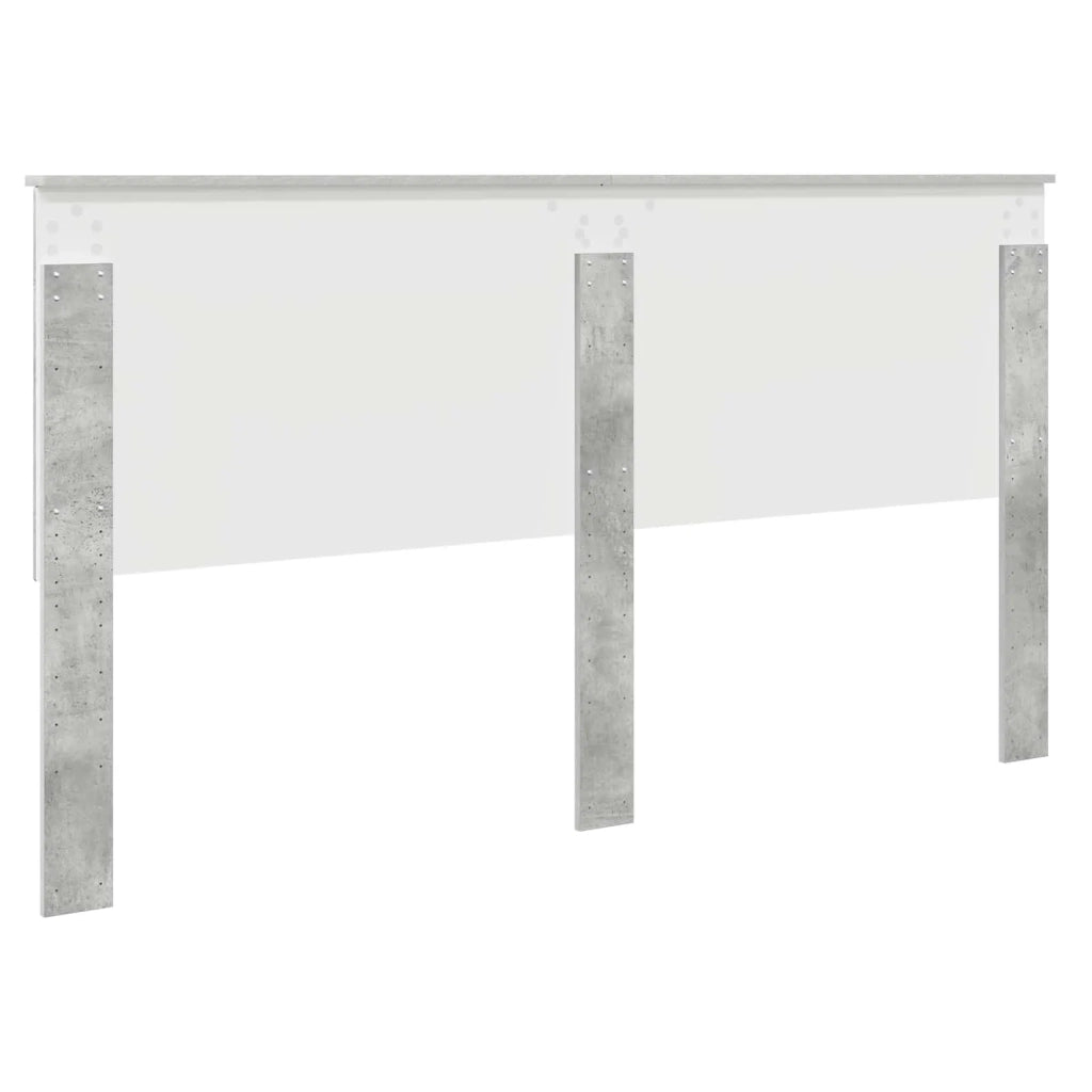 Testiera | Testata con Testiera | Testata Grigio cemento 180 cm Legno multistrato