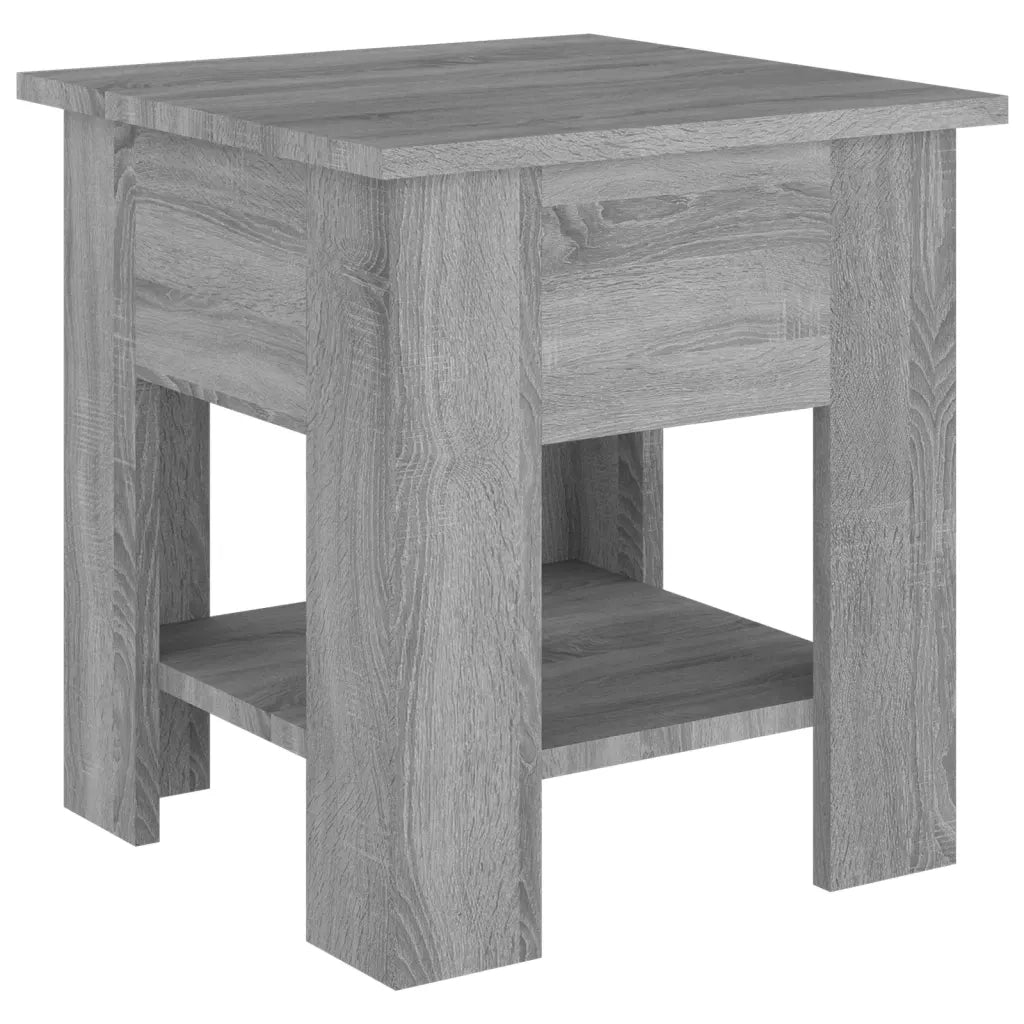Tavolino da Salotto-Tavolino da soggiorno-Tavolo Grigio Sonoma 40x40x42 cm Legno Multistrato