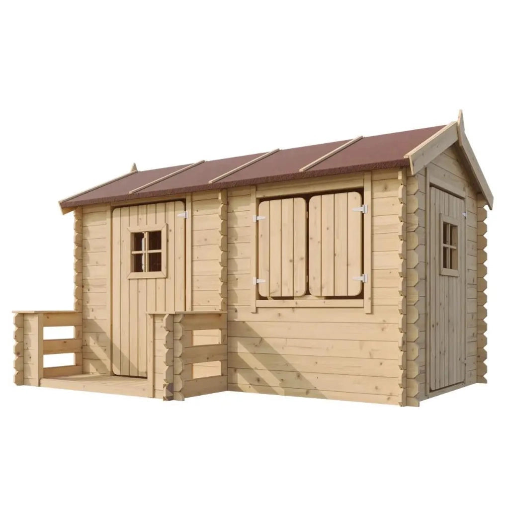 Casetta legno per bambini -  L184xL241xA151cm/ 2.63m2 - Timbela M503