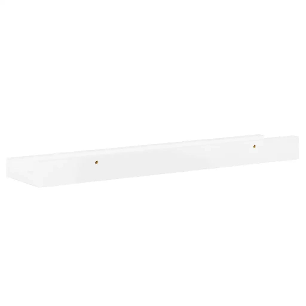 Mensole da Parete 2 pz Bianco Lucido 40x9x3 cm 326648