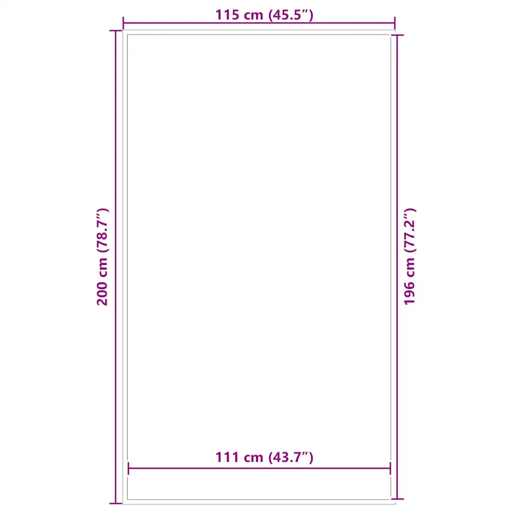 Zerbino | Tappetino Marrone 115x200 cm