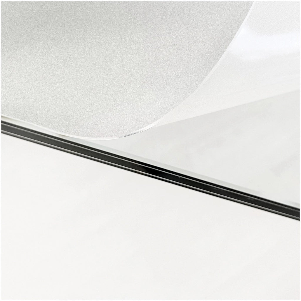 Tovaglia Trasparente Satinata Pellicola Pvc Opaca Copritavolo Antimacchia Spessa 100x60 Cm Chiara