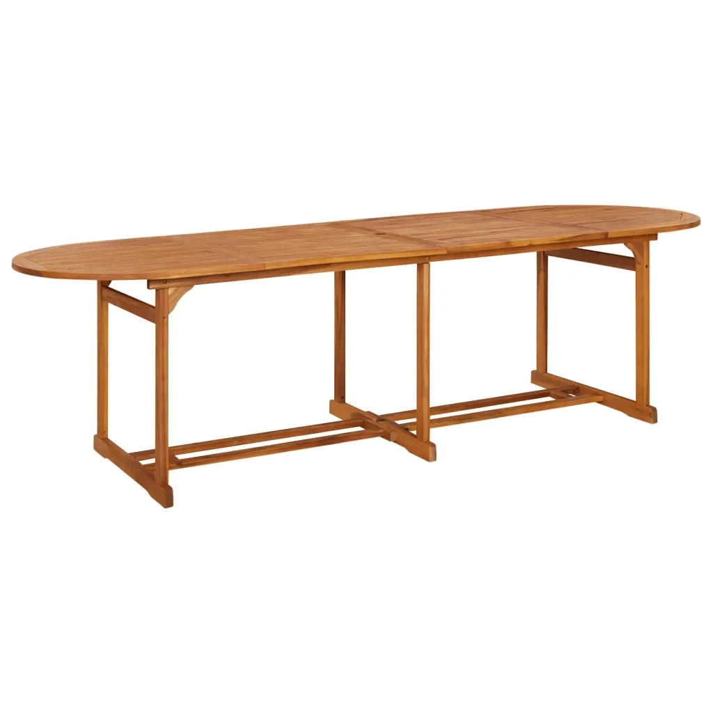 Set da Pranzo per Giardino 11 pz con Cuscini Grigio