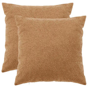 Federa 2 pcs HEERLEN Beige 65 x 65 cm Bouclé 912967