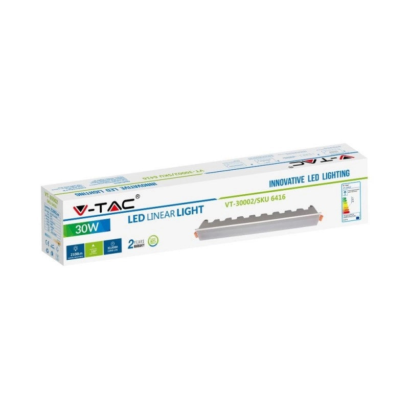 Luce lineare LED da 30 W 4000K bianco
