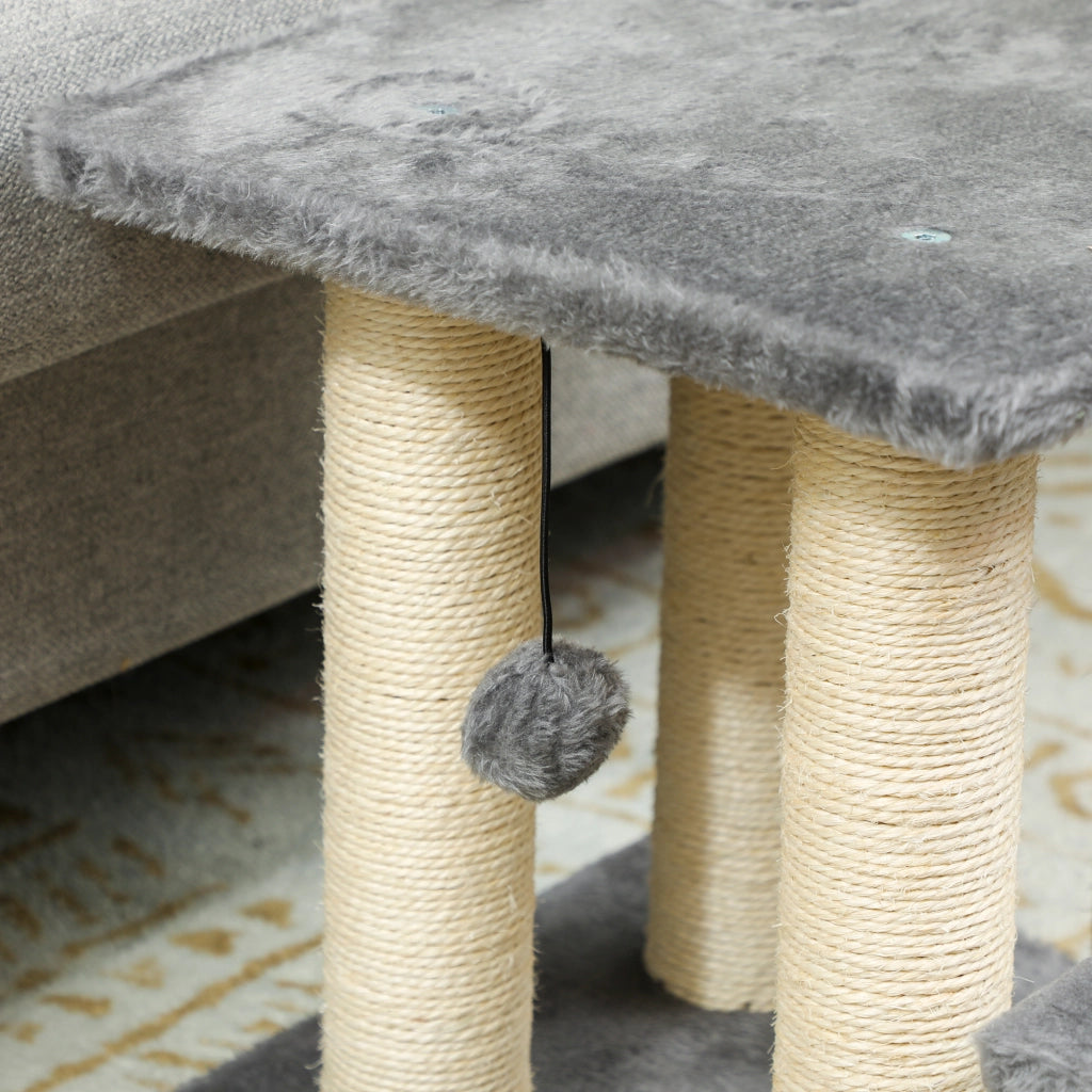 Scaletta per Gatti con Tiragraffi ¨C Minimal ¨C Grigio