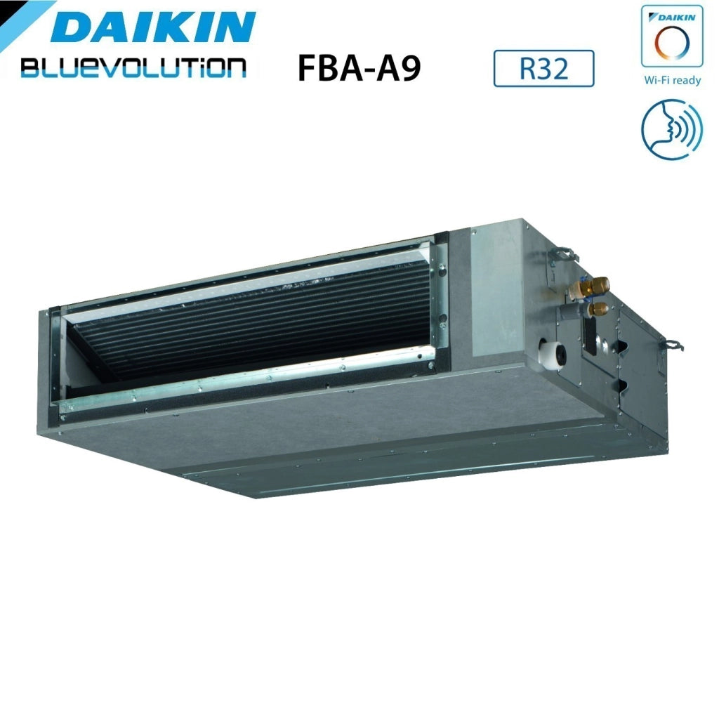 Climatizzatore Condizionatore Daikin Bluevolution Canalizzato Canalizzabile Media Prevalenza 42000 Btu FBA125A + RZASG125MV1 Monofase R-32 Wi-Fi Optional