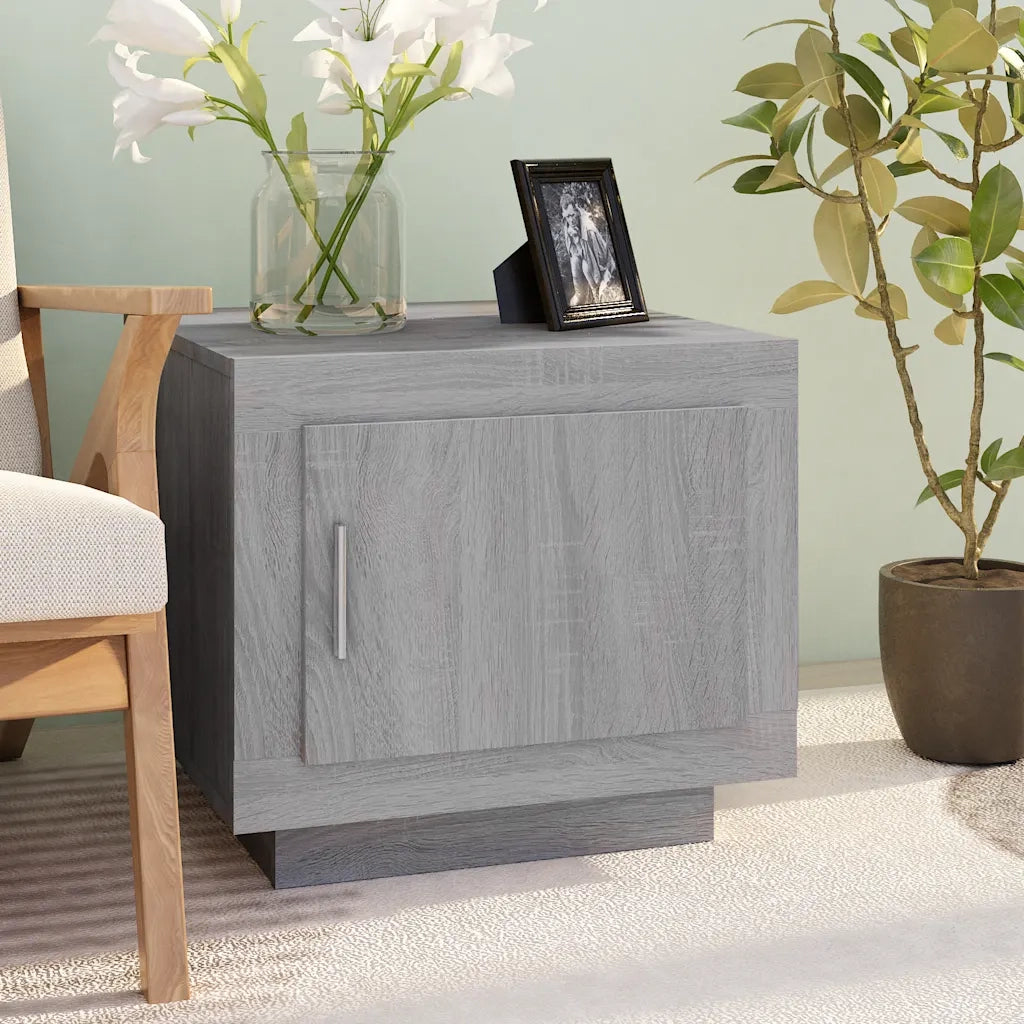 Tavolino da Salotto Grigio Sonoma 51x50x45cm Legno Multistrato 817229