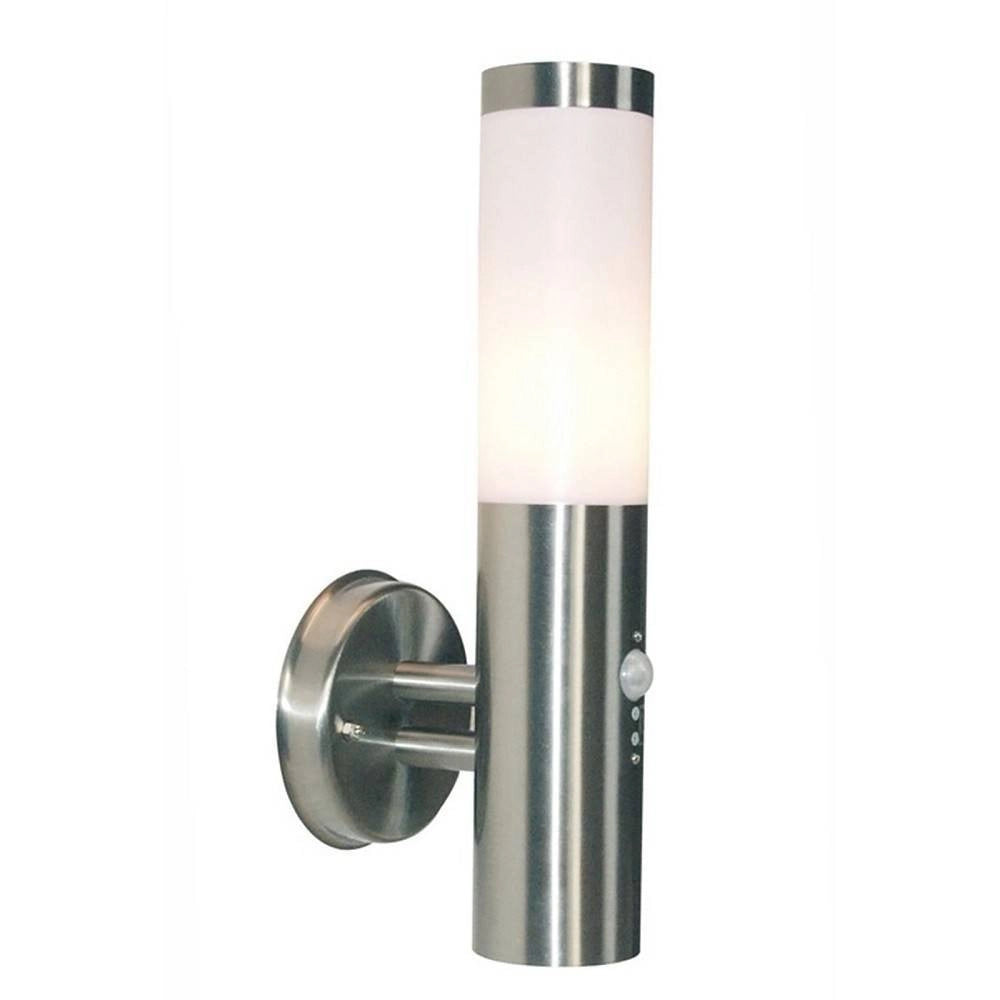 Trade Shop - Applique Led Lampada E27 Parete Sensore Movimento Luce Esterni Giardino Ip44 230v -