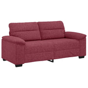 Divano | Divano da soggiorno | Sofa a 2 Posti Rosso Vino 180x81x84 cm in Tessuto