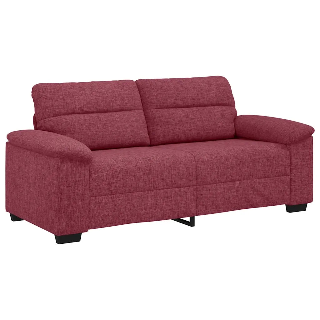 Divano | Divano da soggiorno | Sofa a 2 Posti Rosso Vino 180x81x84 cm in Tessuto