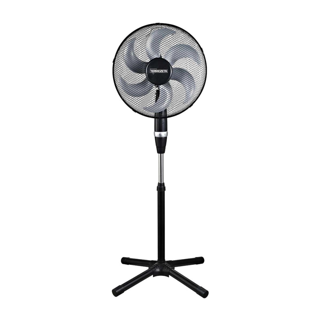 Ventilatore a piantana WINDZETA FORCE Termozeta TZWZF01 con 3 velocità con selettore di potenza ad anelloStile moderno robusto oscillazione 6 pale 75W