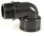 RACCORDO FILETTATO A GOMITO PER TUBO IN POLIETILENE M/F  mis. 3/4x3/4 50.00 pz