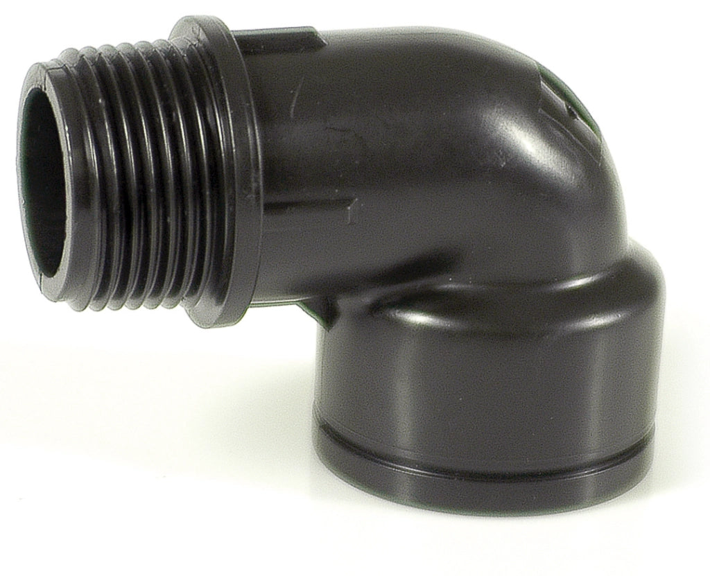RACCORDO FILETTATO A GOMITO PER TUBO IN POLIETILENE M/F  mis. 3/4x3/4 50.00 pz