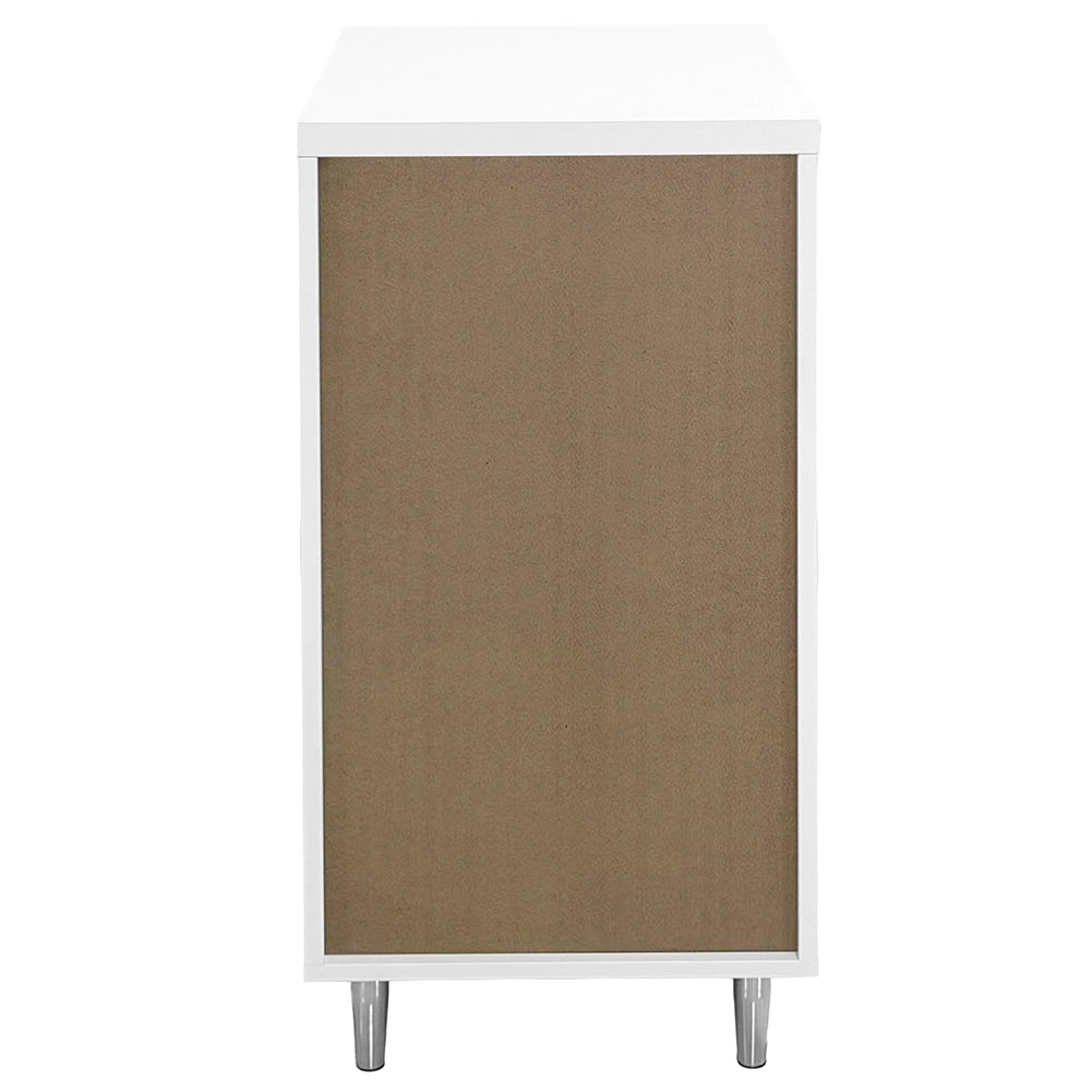 Mobile Base Cucina Componibile Boiserie Colore Bianco con 1 Anta e 2 Scomparti