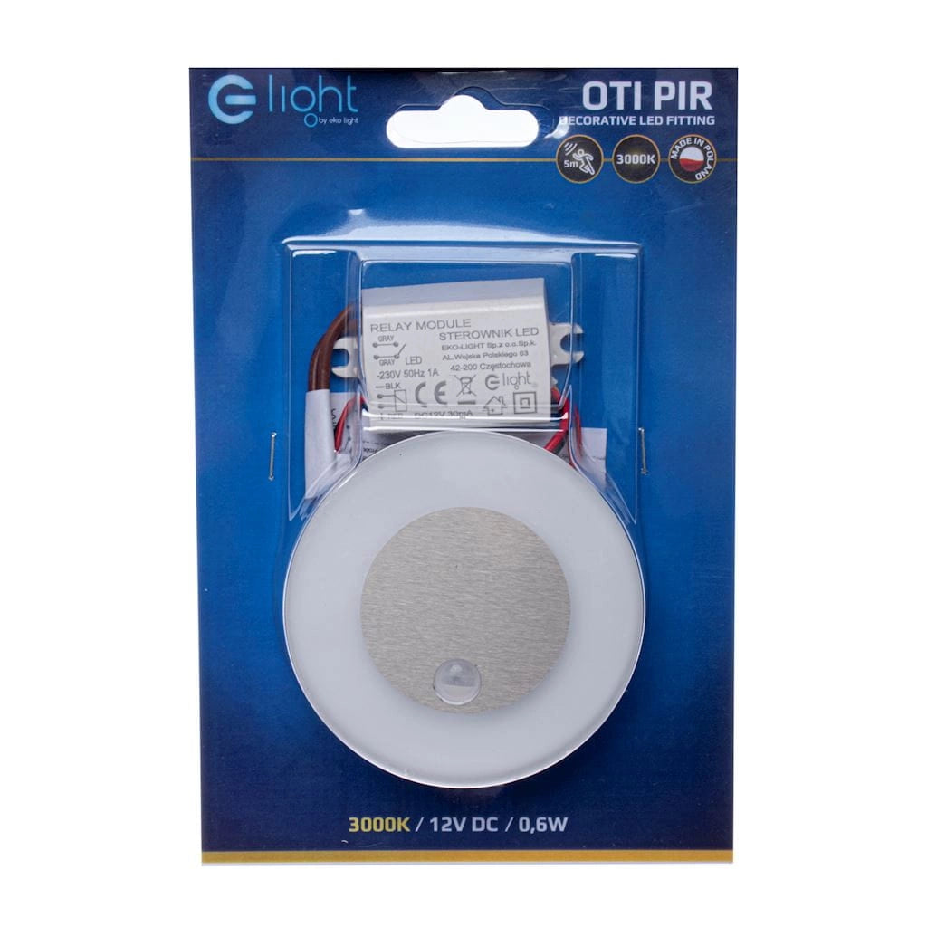 Lampada scala LED 0,6W 3000K argento Eko-Light EKS1061