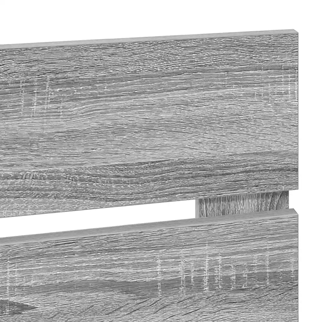 Testiera-Testata-Testiera Decorativa Grigio Sonoma 120 cm Legno multistrato 360893