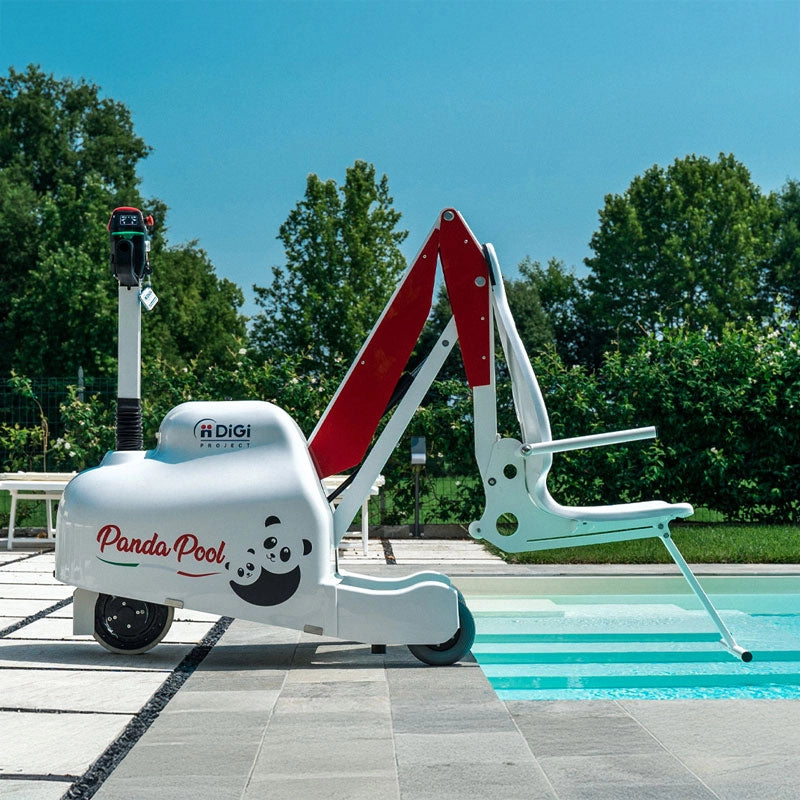 Sollevatore per piscina mobile PandaPool motorizzato