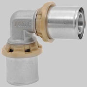 RACCORDO CURVO DOPPIO A PRESSARE  16 x 16     ICMA