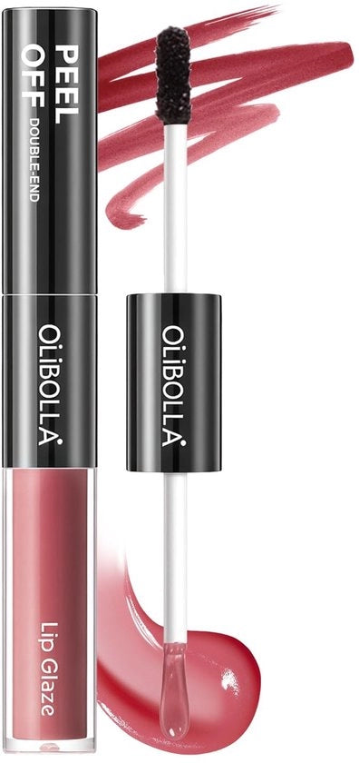 Lip Stain e Gloss 2 in 1 - Resistente all'Acqua e Duraturo