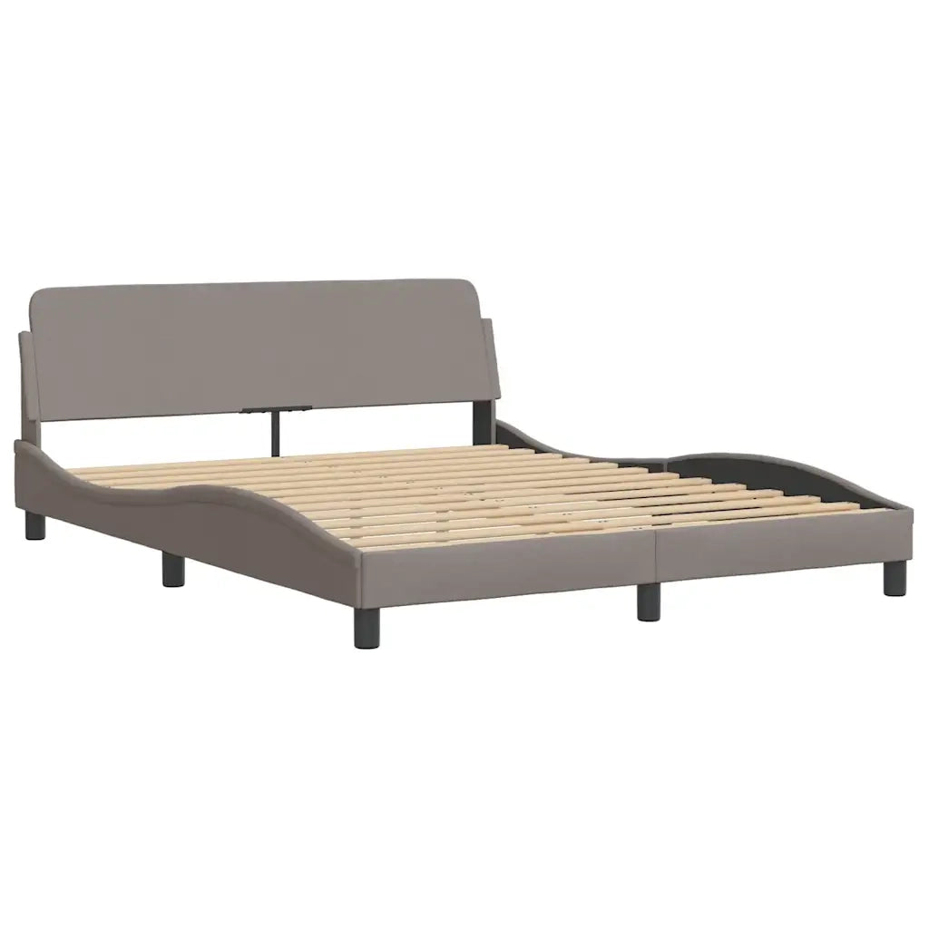 Giroletto senza Materasso Hanko Tortora 160x200 cm in Tessuto 3310472